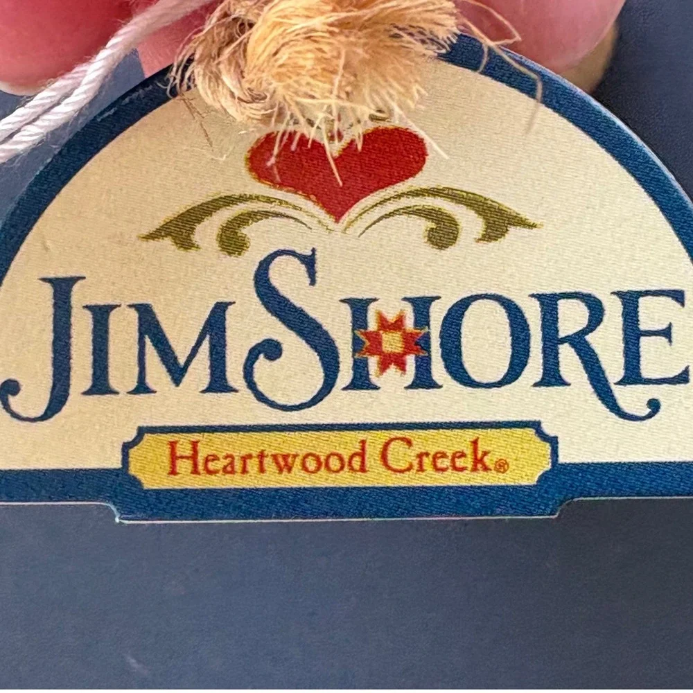 Jim Shore Heartwood Creek Patriotic Cat Ornament American Flag 2009